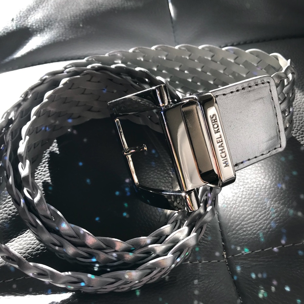Michael Kors silver belt - new - XL - adjustable